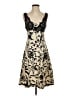 Tibi Paisley Black Cocktail Dress Size 2 - photo 1