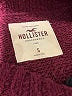 Hollister Stripes Burgundy Pullover Sweater Size S - photo 7