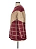 Shein Plaid Burgundy Pullover Sweater Size 0X - photo 5