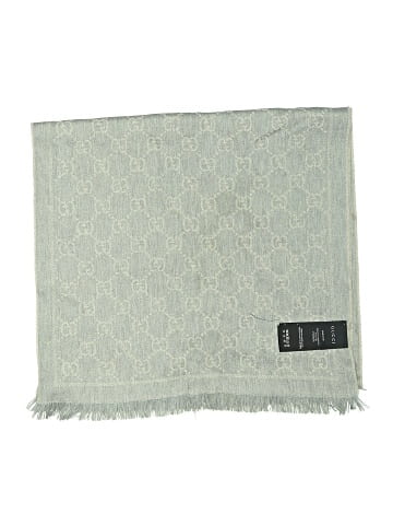 Gucci GG wool fringe scarf (view 2)