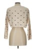 Zara 100% Cotton Polka Dots Tan Pullover Sweater Size M - photo 2