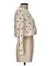 Zara 100% Cotton Polka Dots Tan Pullover Sweater Size M - photo 4