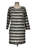 Mystree Tweed Gray Casual Dress Size L - photo 1