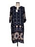 Halife Paisley Blue Casual Dress Size L - photo 1