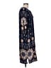 Halife Paisley Blue Casual Dress Size L - photo 4
