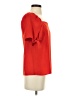 Sugar Lips 100% Polyester Red Short Sleeve Blouse Size S - photo 4