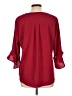 Assorted Brands 100% Polyester Burgundy 3/4 Sleeve Blouse Size L - photo 2