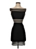 Assorted Brands Stripes Black Cocktail Dress Size S - photo 1