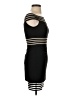 Assorted Brands Stripes Black Cocktail Dress Size S - photo 4