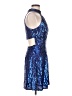 Sherri Hill 100% Polyester Blue Cocktail Dress Size 6 - photo 4