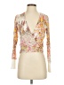 Tiny 100% Rayon Gold Ivory Long Sleeve Blouse Size XS - photo 1