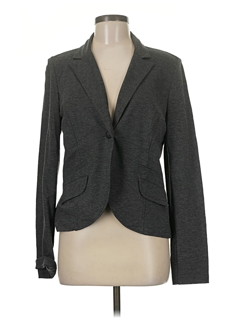 Pre-owned Cabi Blazer Jacket In Gray