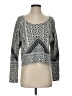 Anama Print Gray Pullover Sweater Size S - photo 1