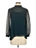 LUQ 100% Polyester Teal Long Sleeve Blouse Size XS - photo 1