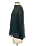 LUQ 100% Polyester Teal Long Sleeve Blouse Size XS - photo 5