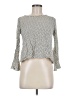 Alya Gray Long Sleeve Blouse Size M - photo 1