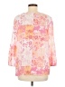 Como Blu Pink 3/4 Sleeve Blouse Size L - photo 2