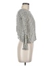 Alya Gray Long Sleeve Blouse Size M - photo 4