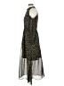 Sam Edelman 100% Polyester Print Black Casual Dress Size 4 - photo 5
