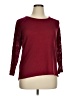 Lucky Brand Burgundy Pullover Sweater Size 1X - photo 1