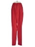 Unbranded 100% Polyester Solid Red Casual Pants Size M - photo 1