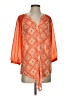 Kut from the Kloth 100% Polyester Orange 3/4 Sleeve Blouse Size S - photo 1