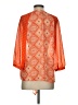 Kut from the Kloth 100% Polyester Orange 3/4 Sleeve Blouse Size S - photo 2