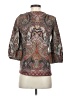 Assorted Brands Brown Tan 3/4 Sleeve Blouse Size S - photo 2