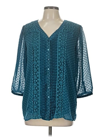 Krazy Kat 3/4 Sleeve Blouse (view 2)