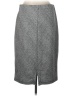 PIPHANY Chevron-herringbone Plaid Checkered-gingham Black Gray Formal Skirt Size L - photo 2