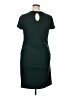 Unbranded Solid Teal Casual Dress Size XL - photo 2