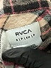 RVCA 100% Cotton Plaid Brown Long Sleeve Button-Down Shirt Size S - photo 9