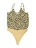 WAYF 100% Polyester Gold Bodysuit Size L - photo 1