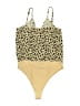 WAYF 100% Polyester Gold Bodysuit Size L - photo 2