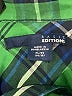 Basic Editions Plaid Green Long Sleeve Button-Down Shirt Size 14 - photo 3