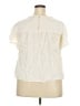 Old Navy 100% Rayon Ivory Short Sleeve Blouse Size 2X - photo 2