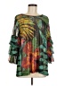 Assorted Brands Green 3/4 Sleeve Blouse Size M (estimated) - photo 1