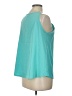 Unbranded 100% Polyester Teal Sleeveless Blouse Size L - photo 5