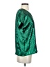Unbranded 100% Polyester Metallic Green Short Sleeve Top Size S - photo 4