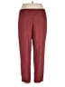 E Emmelle Solid Red Casual Pants Size L - photo 2