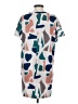 Unbranded Graphic Ivory Casual Dress Size S - photo 2