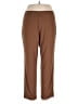 Susan Graver Solid Brown Casual Pants Size L (petite) - photo 1