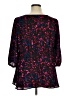 Torrid 100% Polyester Black 3/4 Sleeve Blouse Size 1X Plus (1) - photo 2