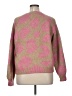 Lou & Grey Hearts Pink Pullover Sweater Size XL - photo 2