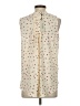 NYDJ 100% Polyester Polka Dots Ivory Sleeveless Blouse Size XS - photo 2
