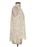 NYDJ 100% Polyester Polka Dots Ivory Sleeveless Blouse Size XS - photo 4