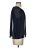 J.Crew Blue Black 3/4 Sleeve Blouse Size 2 - photo 4