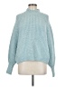 Sincerely Jules Teal Turtleneck Sweater Size M - photo 1