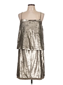 gold dress house of cb LIFE OF THE PARTY SEQUIN MIDI DRESS – AKIRA main image 1