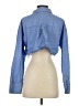 Zara Blue Long Sleeve Blouse Size S - photo 2